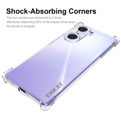 For Honor 60 ENKAY Transparent TPU Shockproof Case by ENKAY