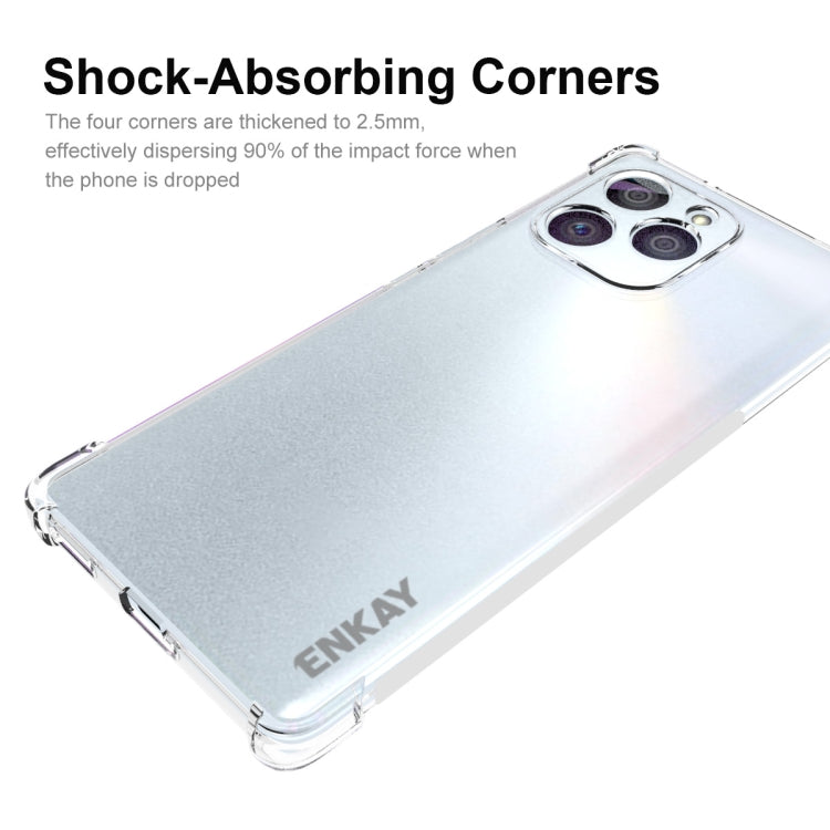 For Honor 60 SE ENKAY Transparent TPU Shockproof Case by ENKAY