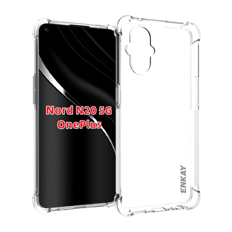 For OnePlus Nord N20 5G ENKAY Transparent TPU Shockproof Case by ENKAY