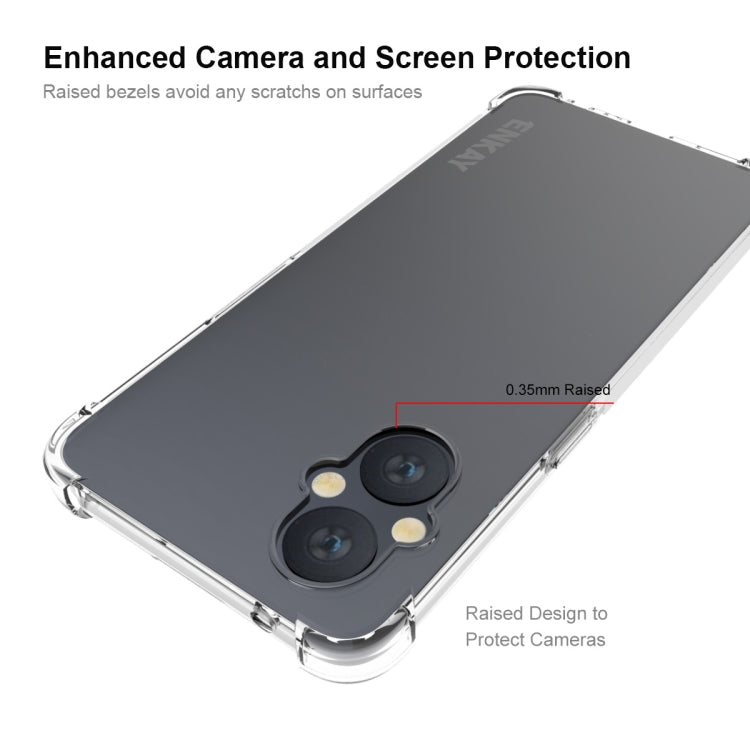 For OnePlus Nord N20 5G ENKAY Transparent TPU Shockproof Case by ENKAY