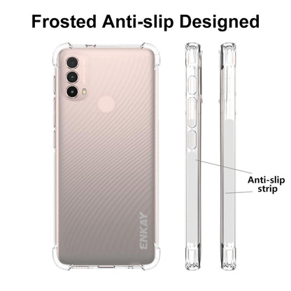For Motorola Moto E30 / E40 ENKAY Transparent TPU Shockproof Case by ENKAY