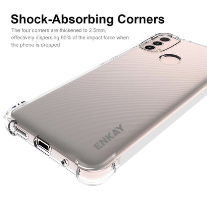 For Motorola Moto E30 / E40 ENKAY Transparent TPU Shockproof Case by ENKAY