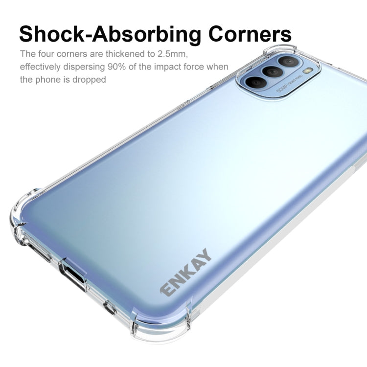 For Motorola Moto G31 4G / G41 4G ENKAY Transparent TPU Shockproof Case by ENKAY
