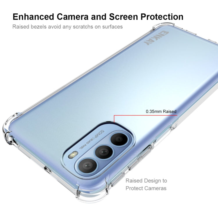 For Motorola Moto G31 4G / G41 4G ENKAY Transparent TPU Shockproof Case by ENKAY