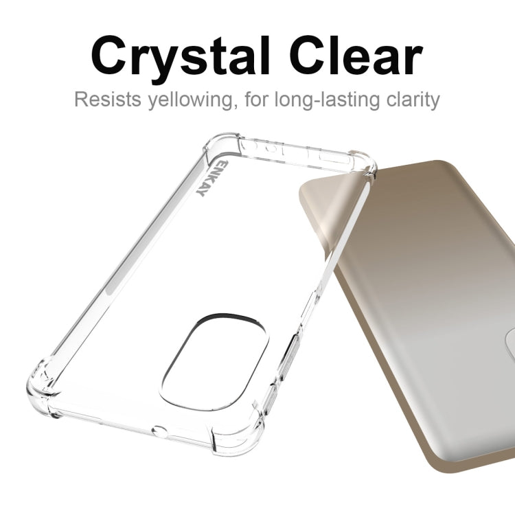 For Motorola Moto G51 5G ENKAY Transparent TPU Shockproof Case by ENKAY