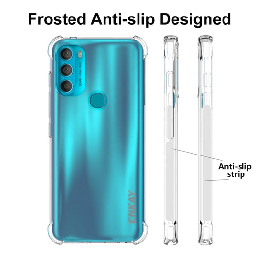For Motorola Moto G71 5G ENKAY Transparent TPU Shockproof Case by ENKAY