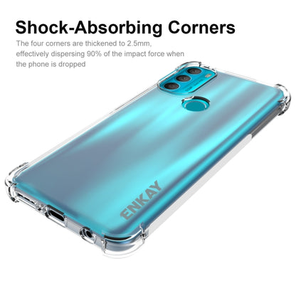 For Motorola Moto G71 5G ENKAY Transparent TPU Shockproof Case by ENKAY