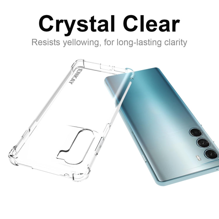 For Motorola Edge S30 / Moto G200 5G ENKAY Transparent TPU Shockproof Case by ENKAY