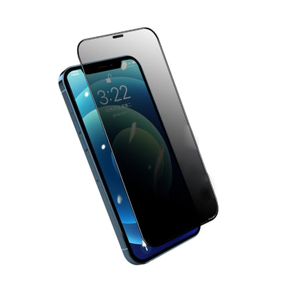 For iPhone 12 Pro Max ENKAY Quick Stick Anti-peeping Tempered Glass Film by ENKAY