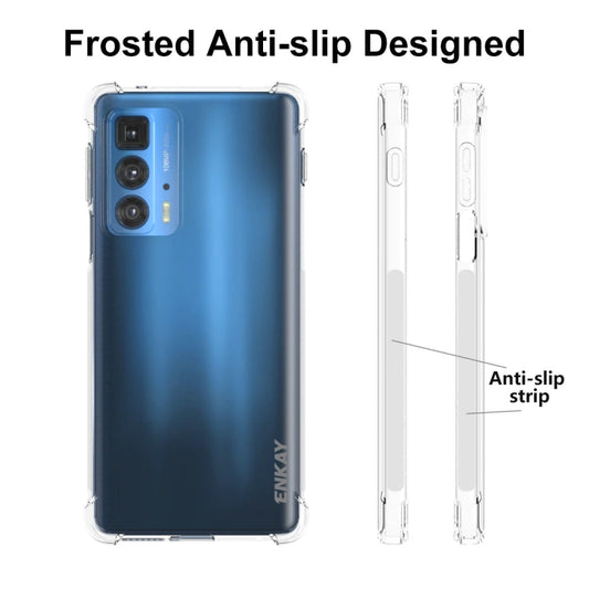 For Motorola Edge 20 Pro ENKAY Transparent TPU Shockproof Case by ENKAY