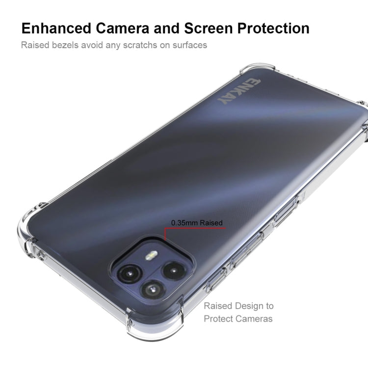 For Motorola Moto G50 5G ENKAY Transparent TPU Shockproof Case by ENKAY