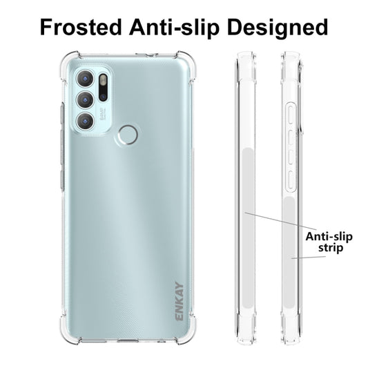 For Motorola Moto G60S ENKAY Transparent TPU Shockproof Case by ENKAY