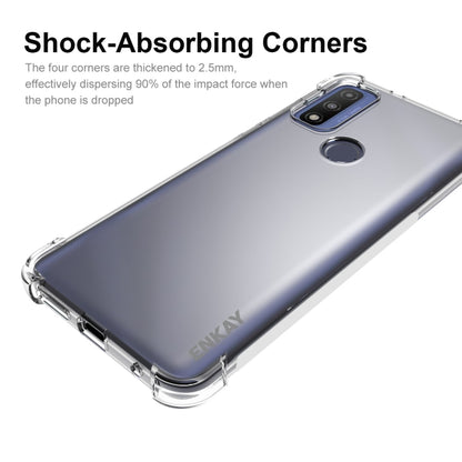 For Motorola G Pure ENKAY Transparent TPU Shockproof Case by ENKAY