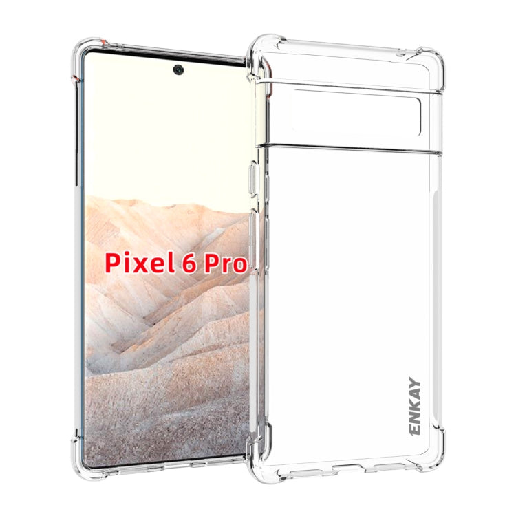 For Google Pixel 6 Pro ENKAY Transparent TPU Shockproof Case by ENKAY