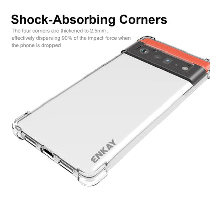 For Google Pixel 6 Pro ENKAY Transparent TPU Shockproof Case by ENKAY