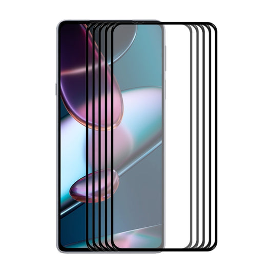 5 PCS For Motorola Edge X30 ENKAY 0.26mm 9H Tempered Glass Full Film by ENKAY