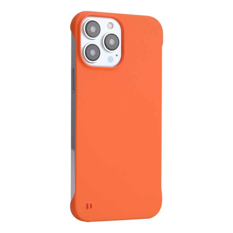 For iPhone 12 / 12 Pro ENKAY Matte Frameless Hard PC Case(Orange) by ENKAY