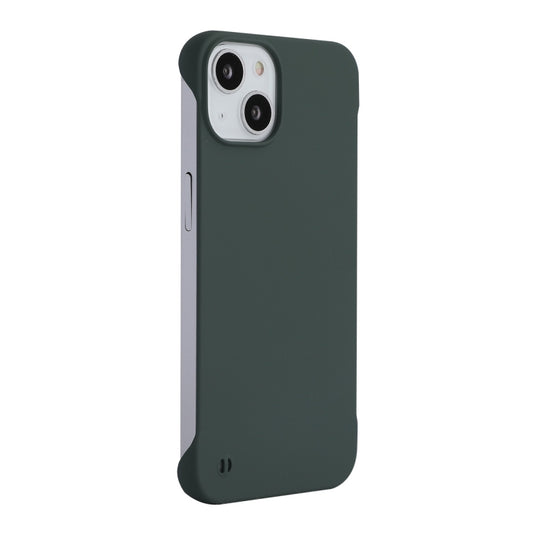 For iPhone 13 ENKAY Matte Frameless PC Phone Case(Dark Green) by ENKAY