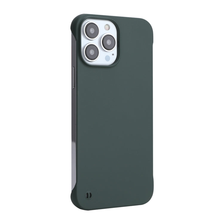 For iPhone 13 Pro Max ENKAY Matte Frameless Hard PC Case (Dark Green) by ENKAY