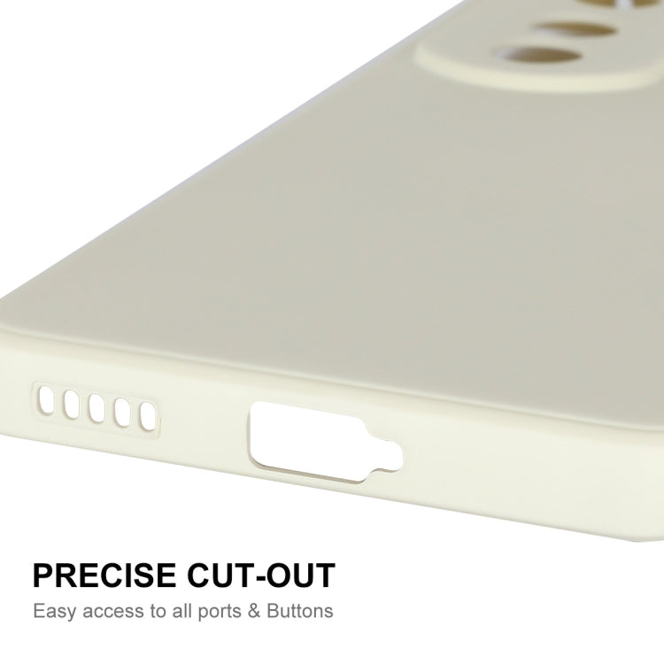 For Honor 90 ENKAY Liquid Silicone Soft Shockproof Phone Case(Beige) by ENKAY