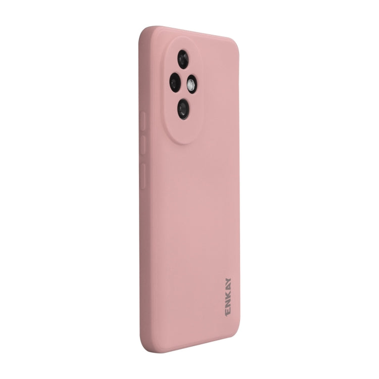For Honor 200 ENKAY Liquid Silicone Soft Shockproof Phone Case(Pink) by ENKAY