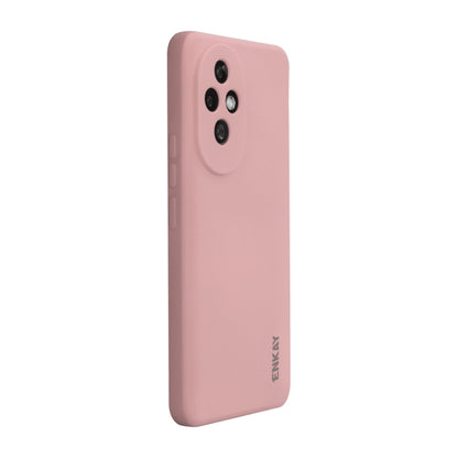 For Honor 200 ENKAY Liquid Silicone Soft Shockproof Phone Case(Pink) by ENKAY