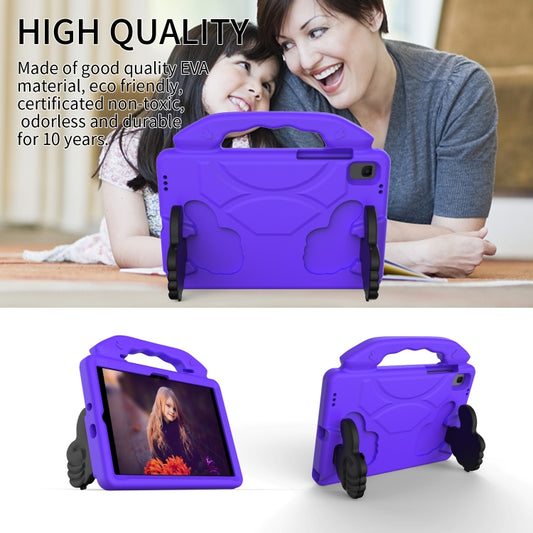 For Samsung Galaxy Tab A8 10.5 2021 X200 / X205 Thumb Bracket EVA Shockproof Tablet Case(Purple) by bashfashion