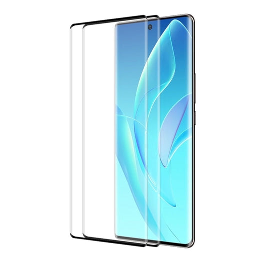 2 PCS For Honor 60 Pro ENKAY 3D Hot Bending Explosion-proof Full Tempered Glass Film by ENKAY