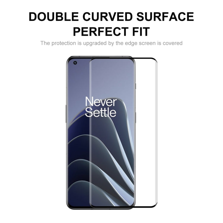 2 PCS For OnePlus 10 Pro ENKAY 3D Hot Bending Explosion-proof Full Tempered Glass Film by ENKAY