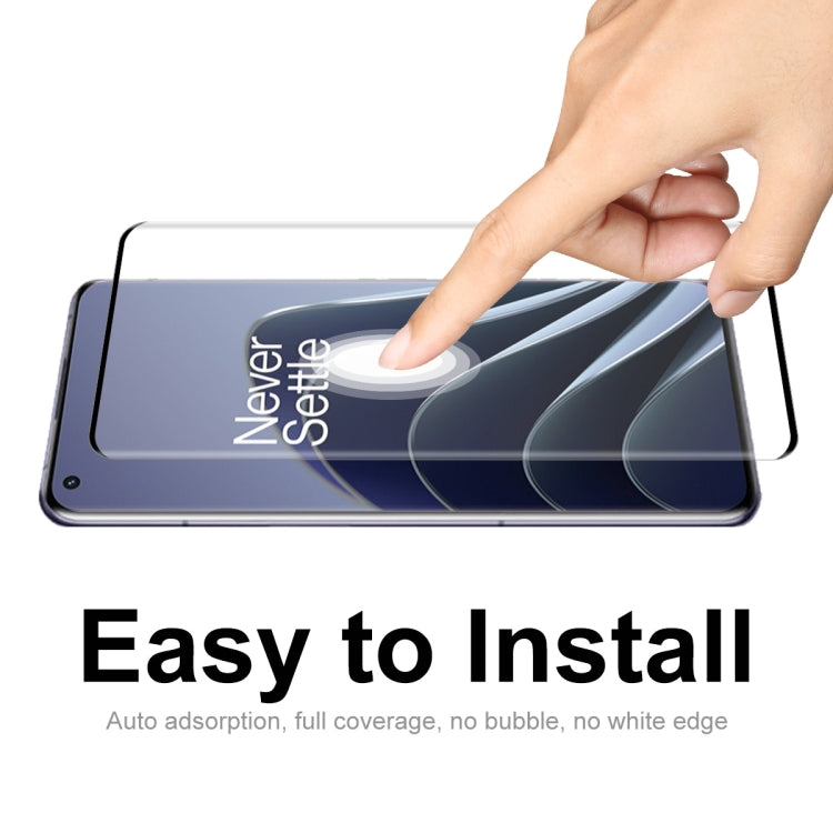 2 PCS For OnePlus 10 Pro ENKAY 3D Hot Bending Explosion-proof Full Tempered Glass Film by ENKAY