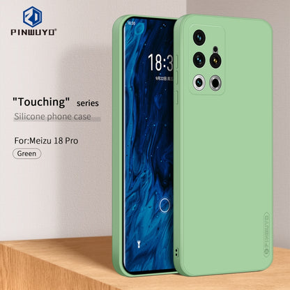 For Meizu 18 Pro / 18S Pro PINWUYO Liquid Silicone TPU Phone Case(Green) by PINWUYO