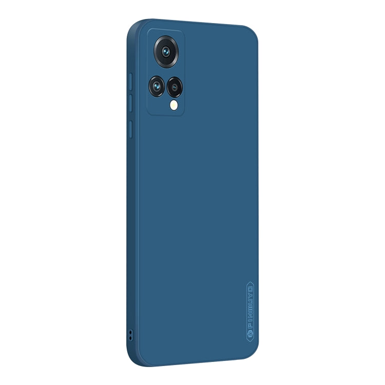 For Meizu 18X PINWUYO Liquid Silicone TPU Phone Case(Blue) by PINWUYO