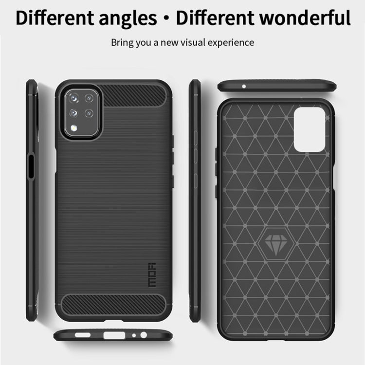 For LG K42 MOFI Gentleness Brushed Carbon Fiber Soft TPU Case(Black) by MOFI