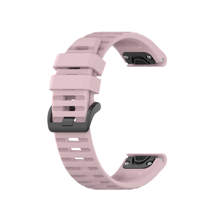For Garmin Forerunner 945 Silicone Watch Band(Rose Pink) by bashfashion