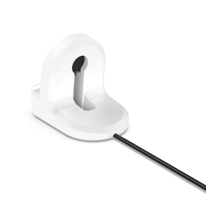For Amazfit pop Smartwatch Silicone Charging Bracket(White) by bashfashion