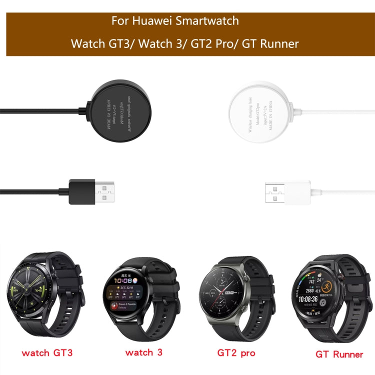 For Huawei Watch GT Runner Magnet Integrated Charging Base(White) by bashfashion