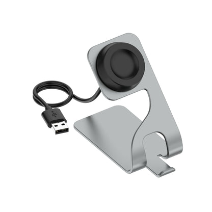 For Huawei Watch GT 3 Rotatable Magnetic Metal Charging Base(Black) by bashfashion