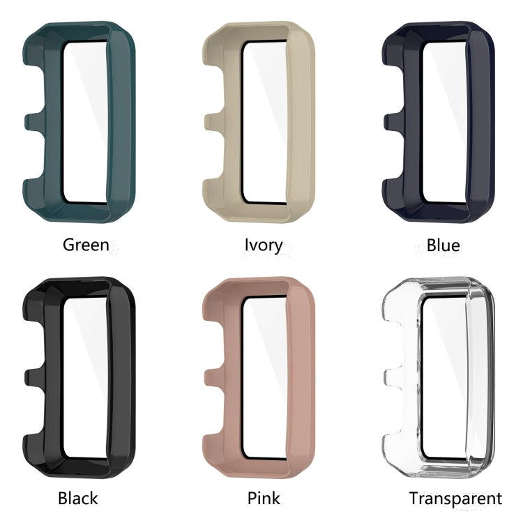 For Huawei Watch D Shockproof PC Protective Case With Tempered Glass Film(Blue) by bashfashion