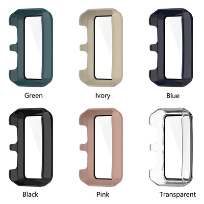 For Huawei Watch D Shockproof PC Protective Case With Tempered Glass Film(Blue) by bashfashion