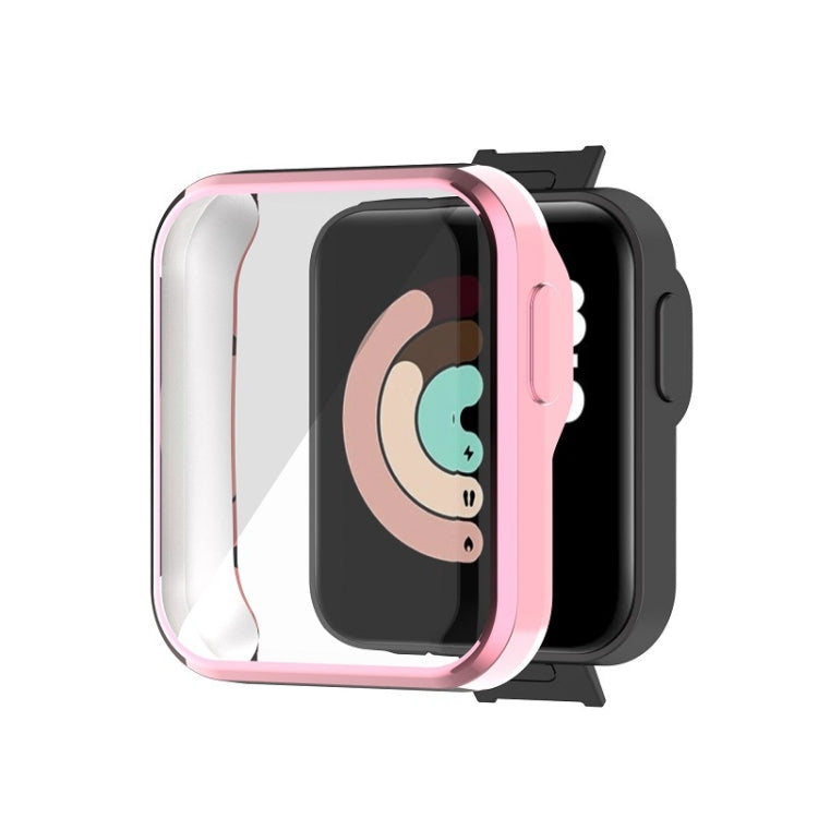 For Xiaomi Redmi Watch TPU Integrated Protective Case(Pink) by bashfashion