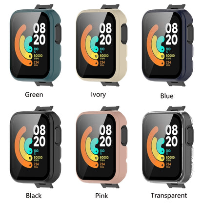 For Xiaomi Mi Watch Lite PC+ Toughened Film Protective Case(Black) by bashfashion