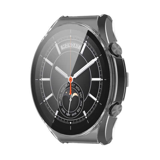 For Xiaomi Watch S1 PC + Toughened Film Fully Enclosed Protective Case(Transparent) by bashfashion
