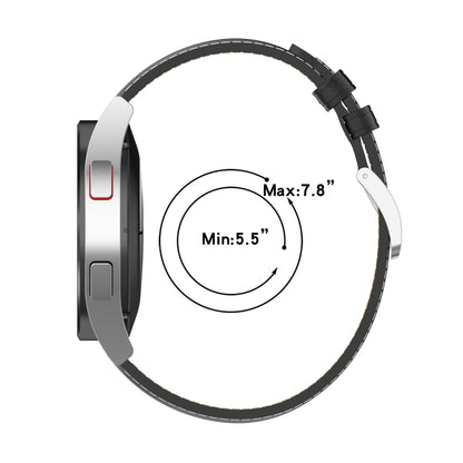 For Samsung Galaxy Gear S2 Classic Calf Texture Sewing Thread Watch Band(Red) by bashfashion