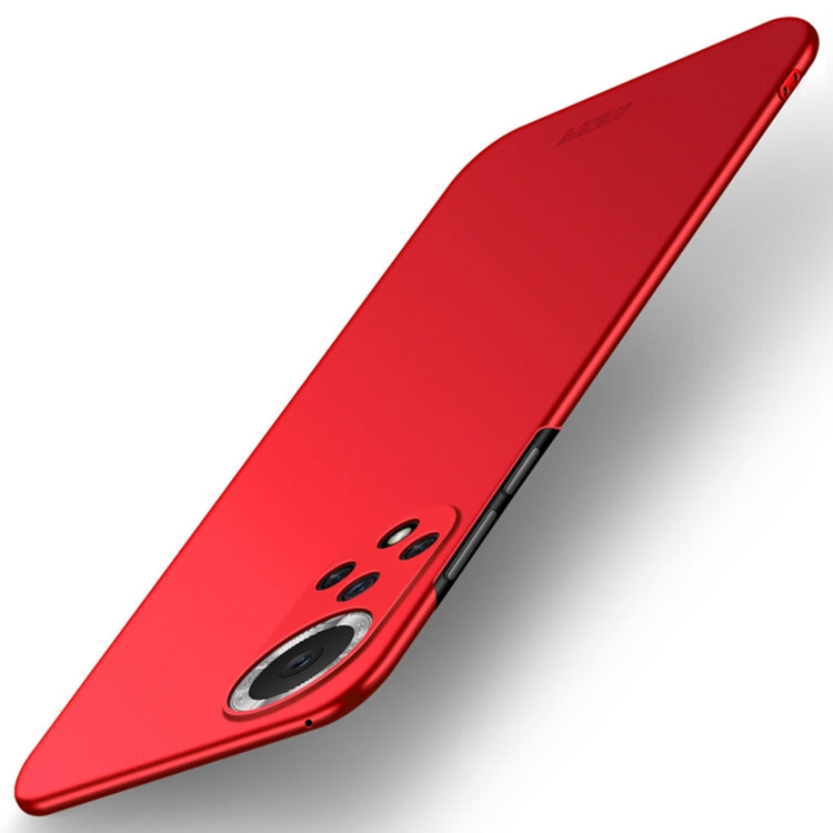 For Huawei Nova 9 MOFI Frosted PC Ultra-thin Hard Phone Case(Red) by MOFI