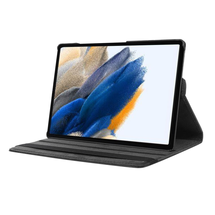 For Samsung Galaxy Tab A8 10.5 2021 X200/X205 ENKAY 360 Degree Rotation Litchi Leather Smart Case(Dark Blue) by ENKAY