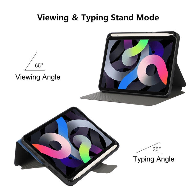 For iPad mini 2024 / mini 6 ENKAY Leather Stand Smart Tablet Case(Purple) by ENKAY