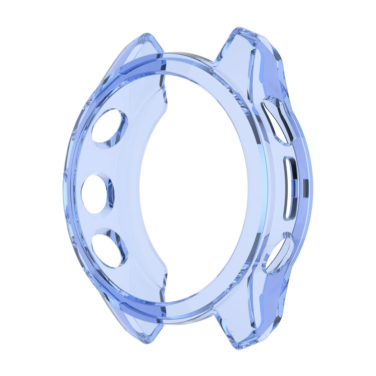 For Garmin Fenix 7s Shockproof TPU Soft Protective Case(Blue) by bashfashion