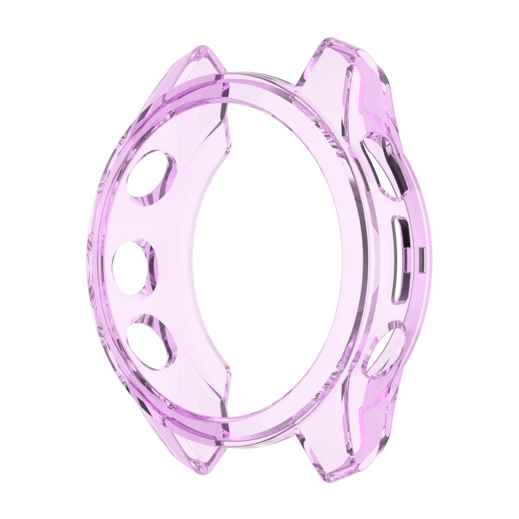For Garmin Fenix 7s Shockproof TPU Soft Protective Case(Purple) by bashfashion