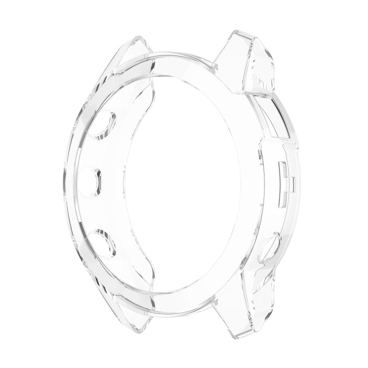 For Garmin Epix Gen2 Non-full Coverage Hollow TPU Watch Case(Transparent White) by bashfashion