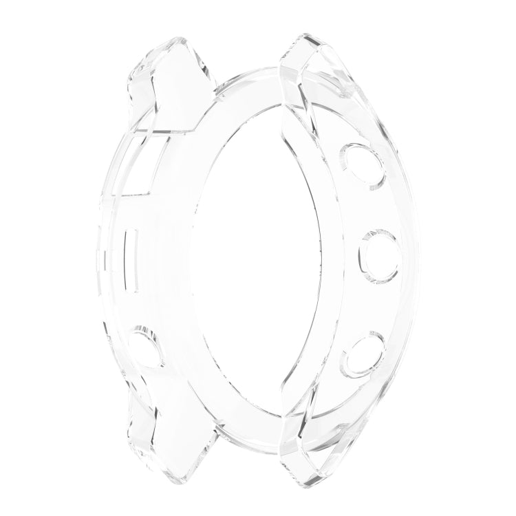 For Garmin Epix Gen2 Non-full Coverage Hollow TPU Watch Case(Transparent White) by bashfashion